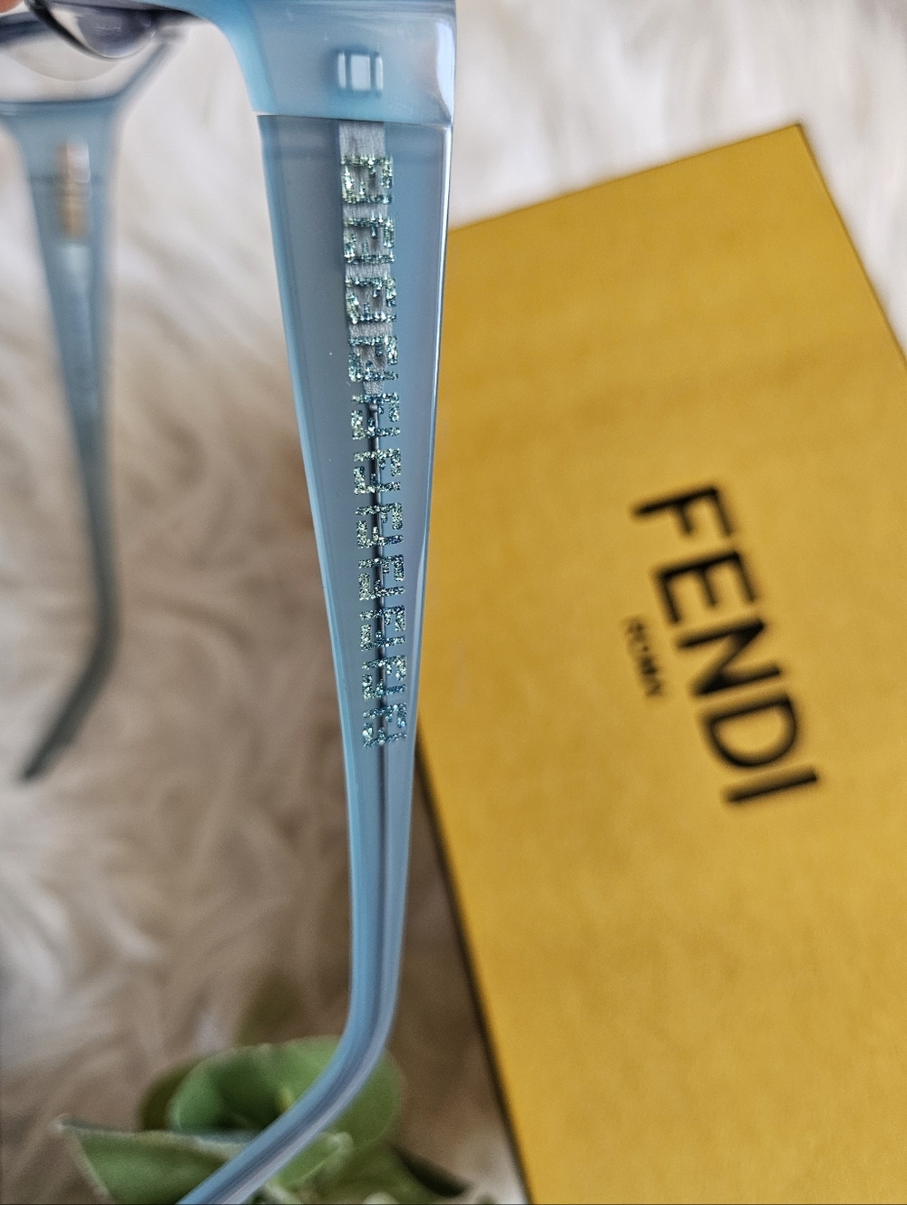 Fendi Sunglasses in Blue Frame: F830 707 135 - Picture 9 of 14